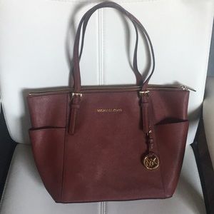 Merlot Gold Micheal Kors Purse
